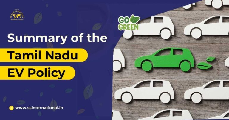 Summary of Tamil Nadu EV Policy – 2023