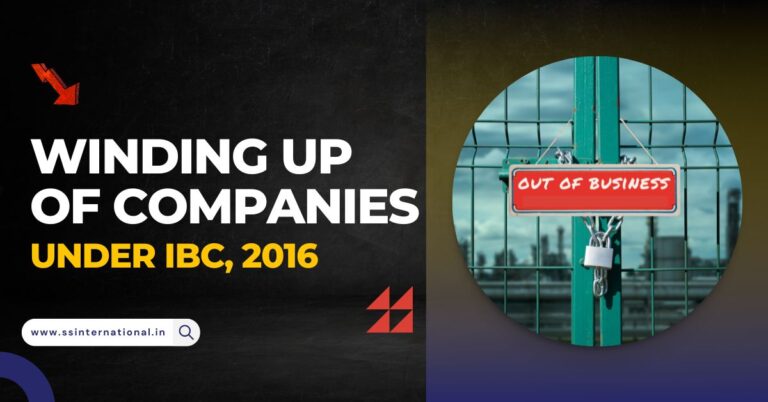 Winding Up Of Companies Under The Insolvency And Bankruptcy Code, 2016